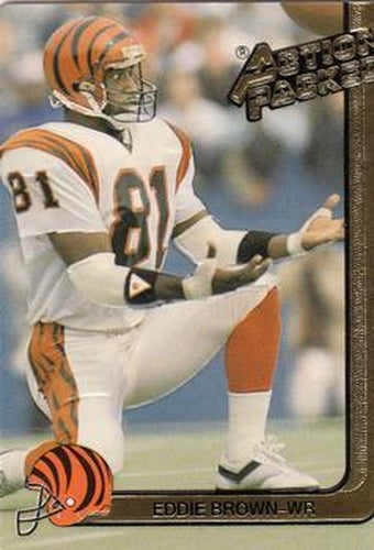 #33 Eddie Brown - Cincinnati Bengals - 1991 Action Packed Football