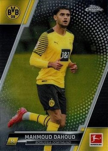 #33 Mahmoud Dahoud - Borussia Dortmund - 2021-22 Topps Chrome Bundesliga Soccer