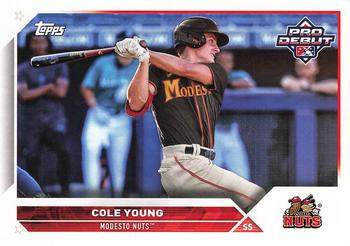 #PD-33 Cole Young - Modesto Nuts - 2023 Topps Pro Debut Baseball