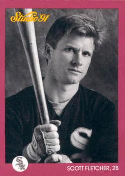 #33 Scott Fletcher - Chicago White Sox - 1991 Studio Baseball