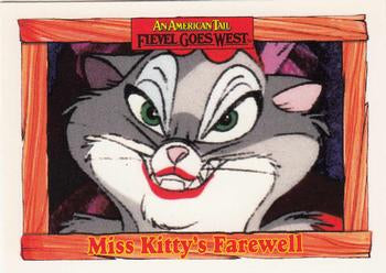 #33 Miss Kitty's Farewell - 1991 Impel An American Tail: Fievel Goes West