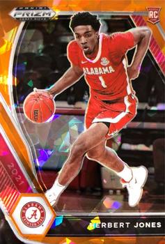 #33 Herbert Jones - Alabama Crimson Tide - 2021 Panini Prizm Draft Picks - Orange Ice Basketball