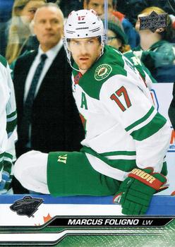 #340 Marcus Foligno - Minnesota Wild -2023-24 Upper Deck Hockey
