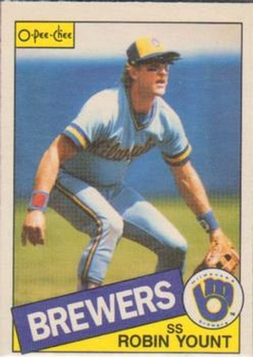 #340 Robin Yount - Milwaukee Brewers - 1985 O-Pee-Chee Baseball