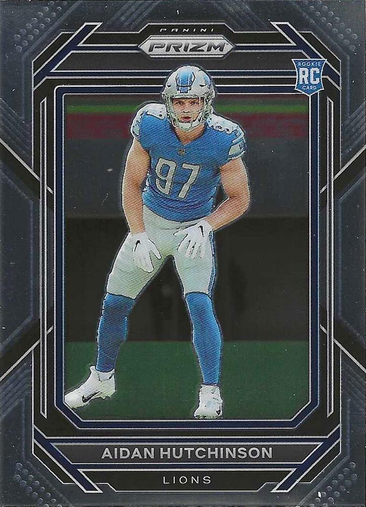 #340 Aidan Hutchinson - Detroit Lions - 2022 Panini Prizm Football