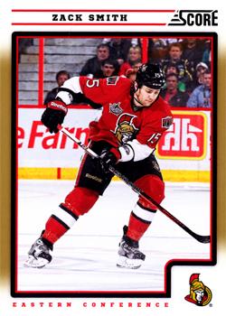 #340 Zack Smith - Ottawa Senators - 2012-13 Score - Gold Rush Hockey