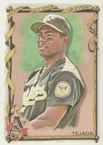 #340 Miguel Tejada - Oakland Athletics - 2023 Topps Allen & Ginter Baseball