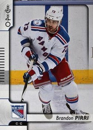 #340 Brandon Pirri - New York Rangers - 2017-18 O-Pee-Chee Hockey