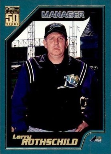#341 Larry Rothschild - Tampa Bay Devil Rays - 2001 Topps Baseball