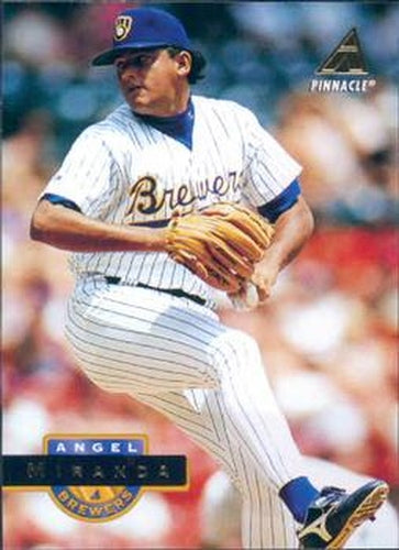 #341 Angel Miranda - Milwaukee Brewers - 1994 Pinnacle Baseball