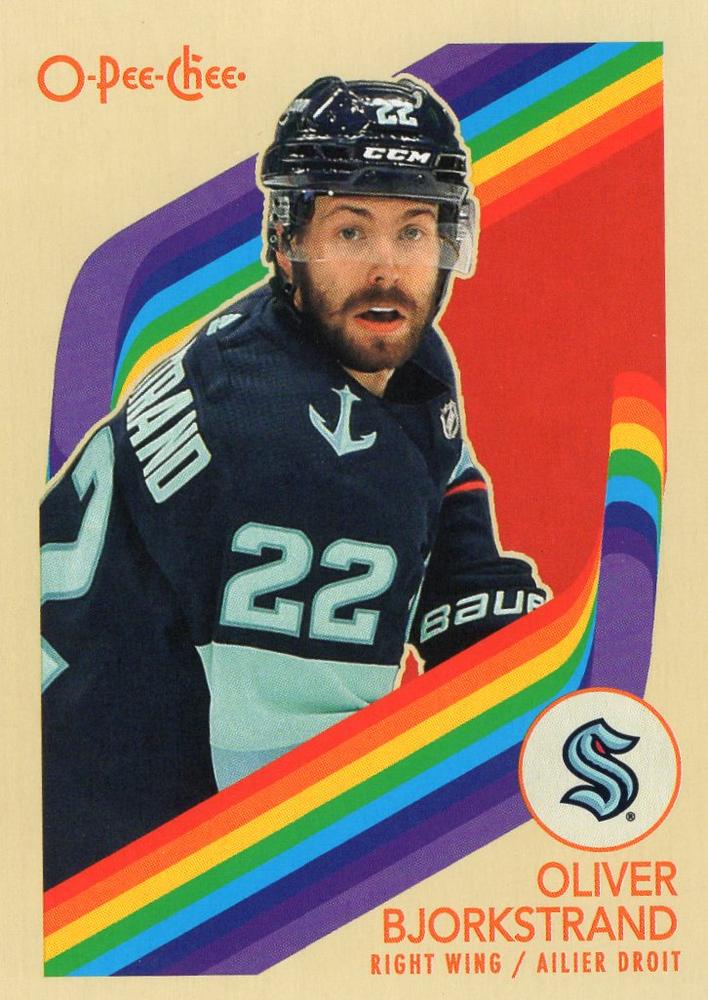 #341 Oliver Bjorkstrand - Seattle Kraken - 2023-24 O-Pee-Chee - Retro Hockey