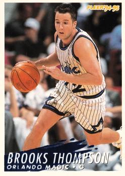 #341 Brooks Thompson - Orlando Magic - 1994-95 Fleer Basketball