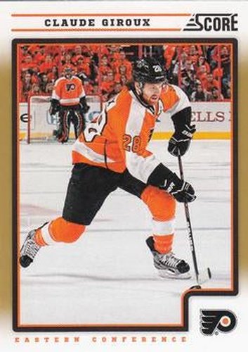 #341 Claude Giroux - Philadelphia Flyers - 2012-13 Score - Gold Rush Hockey