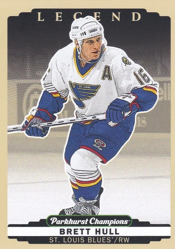 #342 Brett Hull - St. Louis Blues - 2022-23 Parkhurst Champions Hockey