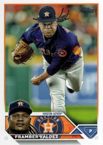 #342 Framber Valdez - Houston Astros - 2023 Topps Baseball