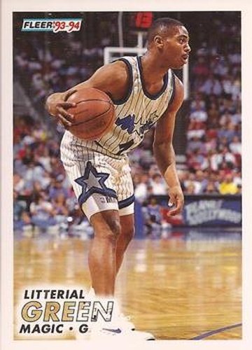 #342 Litterial Green - Orlando Magic - 1993-94 Fleer Basketball