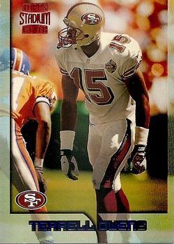 #342 Terrell Owens - San Francisco 49ers - 1996 Stadium Club Football