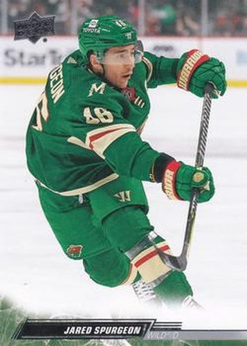 #343 Jared Spurgeon - Minnesota Wild - 2022-23 Upper Deck Hockey