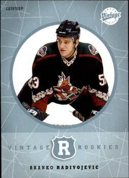 #343 Branko Radivojevic - Phoenix Coyotes - 2002-03 Upper Deck Vintage Hockey