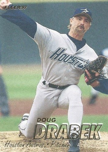 #343 Doug Drabek - Houston Astros - 1997 Fleer Baseball