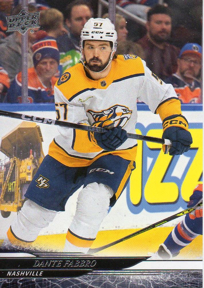 #343 Dante Fabbro - Nashville Predators - 2024-25 Upper Deck Hockey