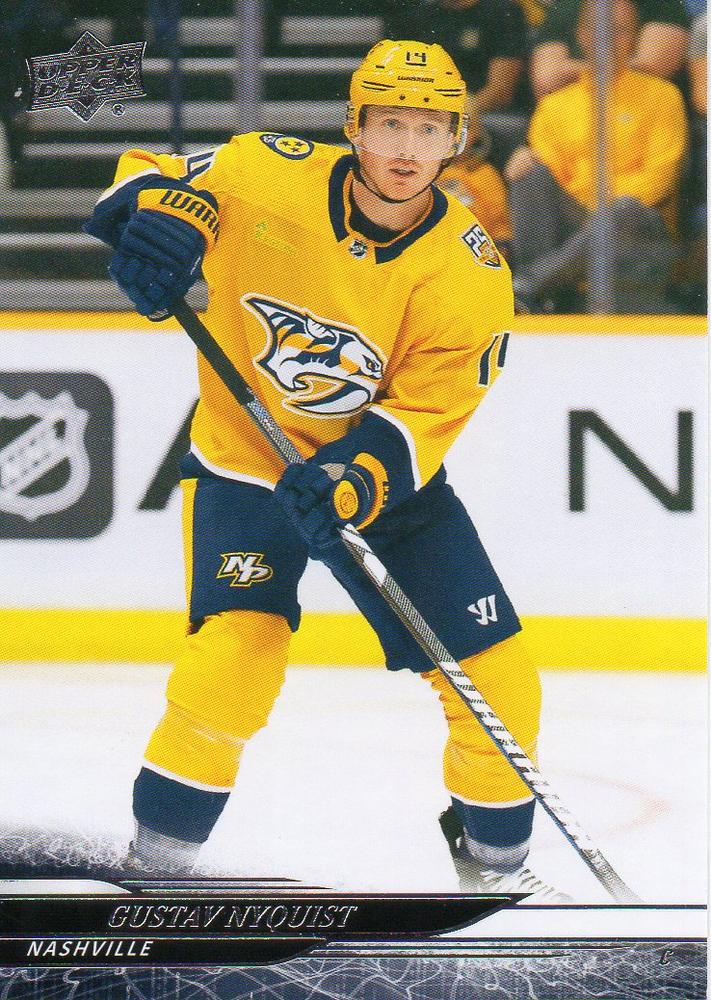 #344 Gustav Nyquist - Nashville Predators - 2024-25 Upper Deck Hockey