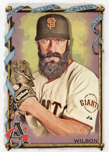 #344 Brian Wilson - San Francisco Giants - 2023 Topps Allen & Ginter Baseball