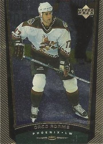 #344 Greg Adams - Phoenix Coyotes - 1998-99 Upper Deck Gold Reserve Hockey