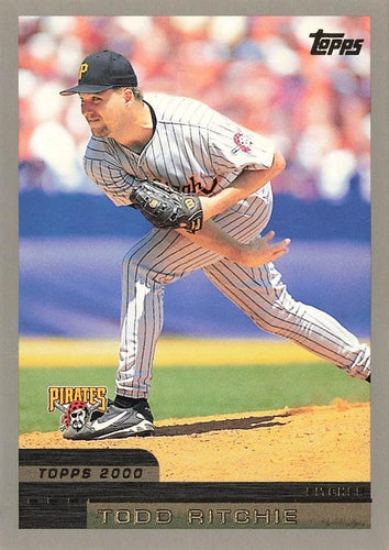#344 Todd Ritchie - Pittsburgh Pirates - 2000 Topps Baseball