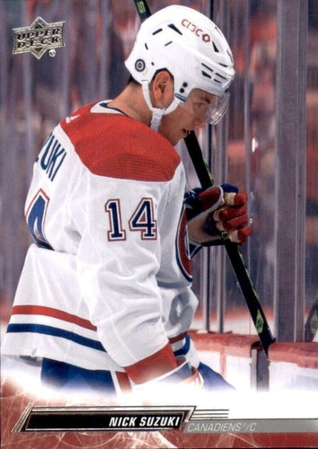 #344b Nick Suzuki - Montreal Canadiens - 2022-23 Upper Deck Hockey