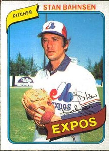 #345 Stan Bahnsen - Montreal Expos - 1980 O-Pee-Chee Baseball