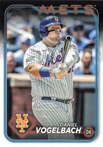#345 Daniel Vogelbach - New York Mets - 2024 Topps Baseball