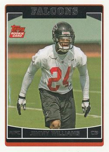 #345 Jimmy Williams - Atlanta Falcons - 2006 Topps Football
