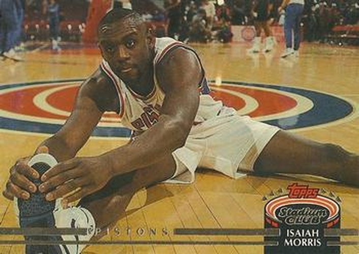 #345 Isaiah Morris - Detroit Pistons - 1992-93 Stadium Club Basketball