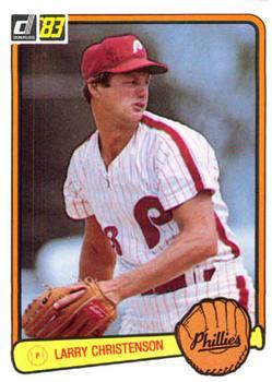 #345 Larry Christenson - Philadelphia Phillies - 1983 Donruss Baseball
