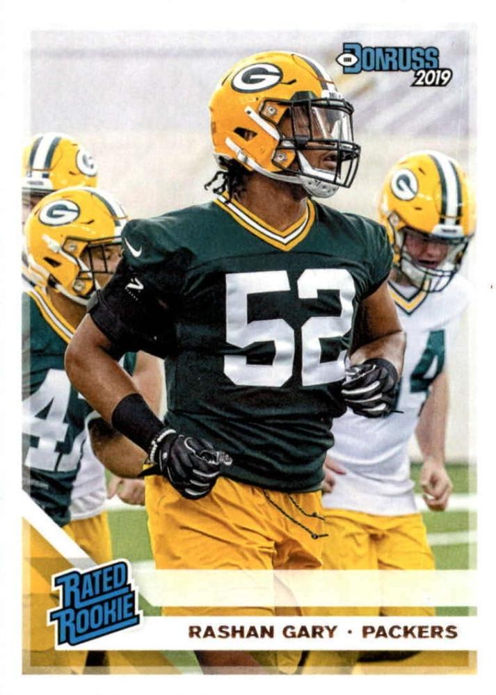#345 Rashan Gary - Green Bay Packers - 2019 Donruss Football