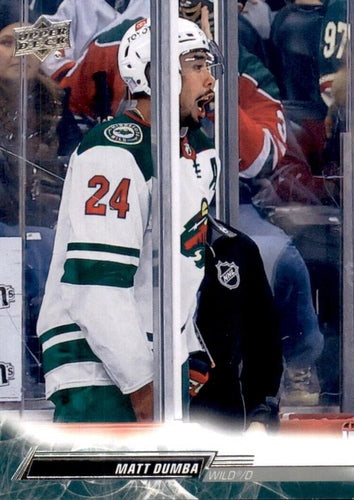 #345b Matt Dumba - Minnesota Wild - 2022-23 Upper Deck Hockey