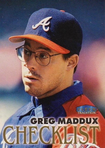 #346 Greg Maddux - Atlanta Braves - 1998 Fleer Tradition Baseball