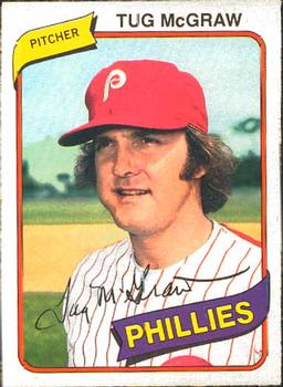 #346 Tug McGraw - Philadelphia Phillies - 1980 O-Pee-Chee Baseball
