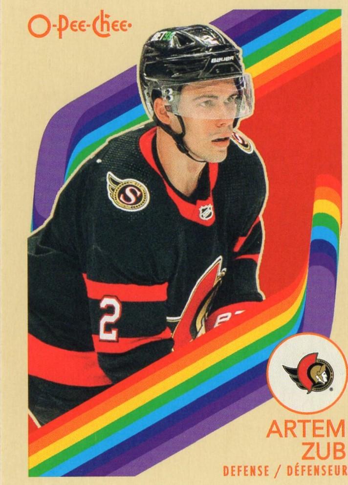#346 Artem Zub - Ottawa Senators - 2023-24 O-Pee-Chee - Retro Hockey