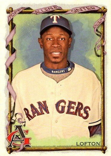 #346 Kenny Lofton - Texas Rangers - 2023 Topps Allen & Ginter Baseball