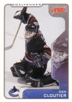 #346 Dan Cloutier - Vancouver Canucks - 2001-02 Upper Deck Victory Hockey
