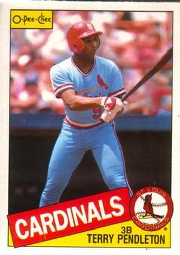 #346 Terry Pendleton - St. Louis Cardinals - 1985 O-Pee-Chee Baseball