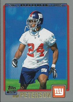 #346 Will Peterson - New York Giants - 2001 Topps Football