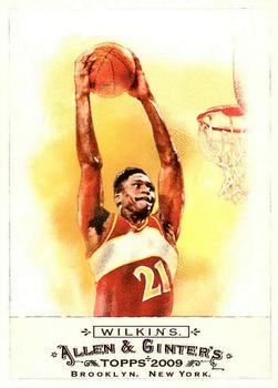#346 Dominique Wilkins - Atlanta Hawks - 2009 Topps Allen & Ginter Baseball