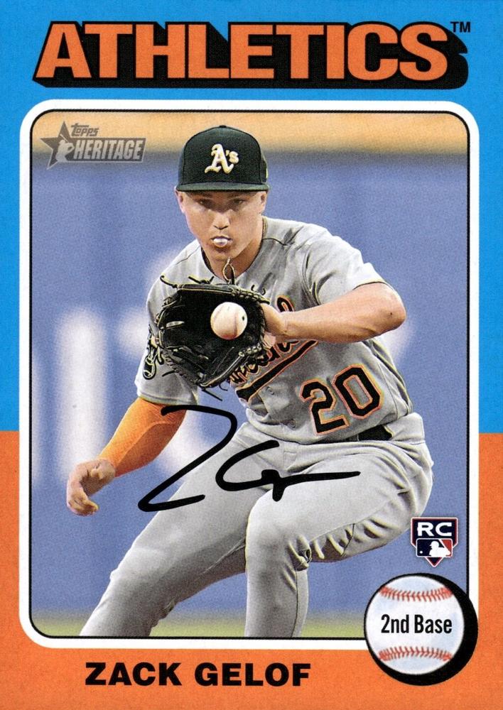 #346c Zack Gelof - Oakland Athletics - 2024 Topps Heritage Baseball