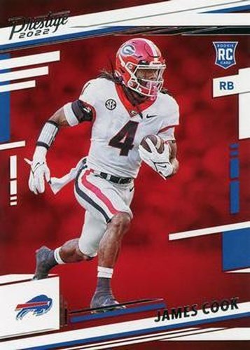 #347 James Cook - Buffalo Bills - 2022 Panini Prestige Football