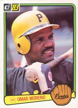 #347 Omar Moreno - Pittsburgh Pirates - 1983 Donruss Baseball
