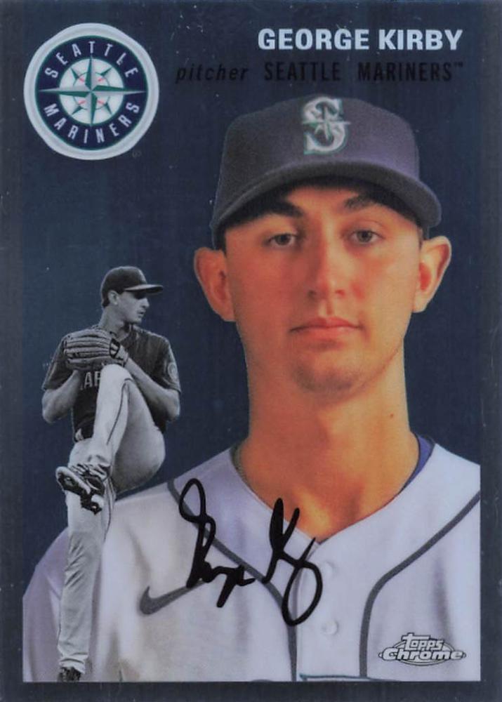 #348 George Kirby - Seattle Mariners - 2023 Topps Chrome Platinum Anniversary Baseball