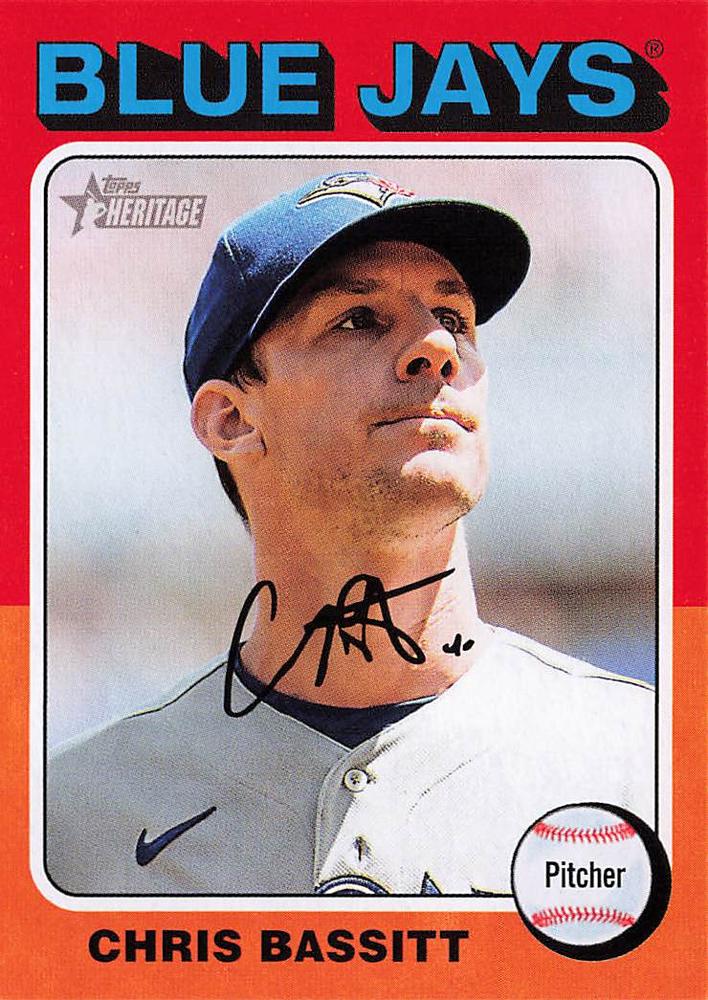 #349 Chris Bassitt - Toronto Blue Jays - 2024 Topps Heritage Baseball